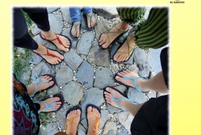 Výroba barefoot sandálů Huarache