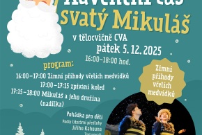 Mikulášská nadílka v CVA, pátek 5. 12.2025 od 16:00hod.