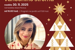 V programu rozsvícení vánočního stromu v Písnici vystoupí herečka a zpěvačka Ivana Jirešová