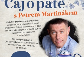 Čaj o páté s Petrem Martinákem středa 28.ledna v 17:00hod