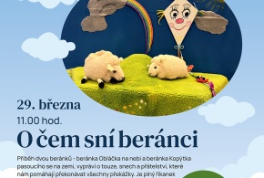 Divadlo pro děti "O čem sní beránci" neděle 29.března, 11:00hod. CVA