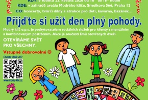 Svět hudby, svět pro všechny. Den plný pohody, sobota 23.května 10:00-16:00hod.