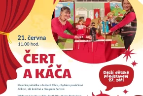 Divadlo pro děti v CVA: Čert a Káča, neděle 21.6. v 11:00hod.
