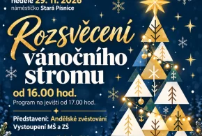 Rozsvěcení vánočního stromu 28.11. 2026 před CVA Rozsvěcení vánočního stromu 28.11. 2026 před CVA