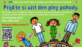 Svět hudby, svět pro všechny. Den plný pohody, sobota 23.května 10:00-16:00hod.