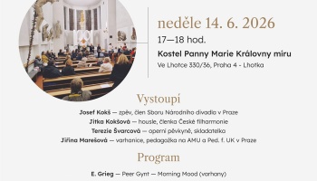Koncert v kostele Panny Marie Královny míru na Lhotce